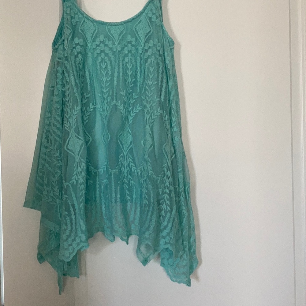 Aqua Blue Top